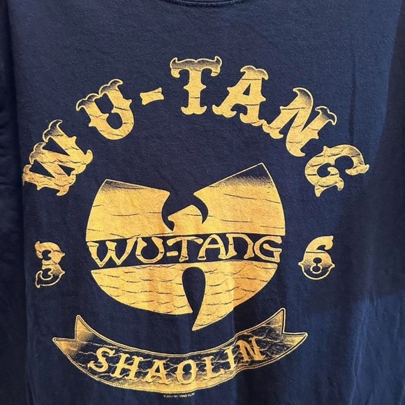Wu Tang Clan Shaolin Tee Black and Gold Graphic Logo vintage licensed 2014 - Picture 6 of 6